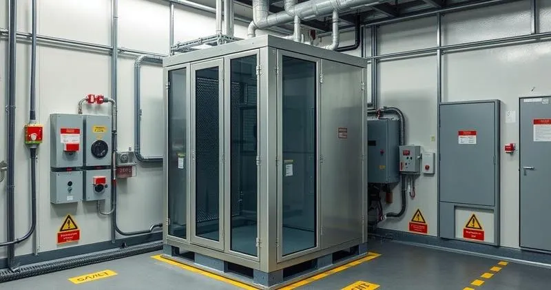 Instalação de cubiculo blindado​