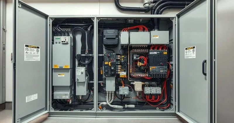 Manutenção em painéis elétricos industriais