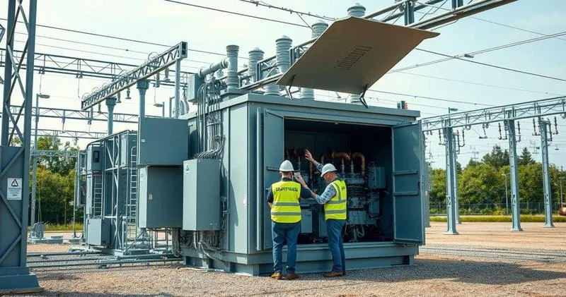 Manutenção subestação elétrica​